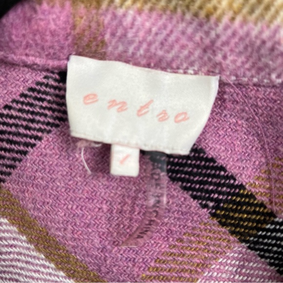 Entro plaid oversized shacket or shirt jacket - Picture 9 of 10